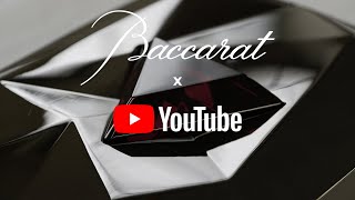 YouTube 100 MILLION Subscriber Award in Baccarat Red Crystal