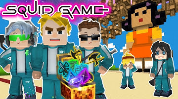 Playing Squid game in skyblock! 🐙 (Blockman Go)