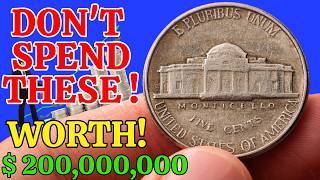 The Most EXPENSIVE Jefferson NICKELS Five Cents Coins That Are Worth a Fortune! MUST SELL NOW!