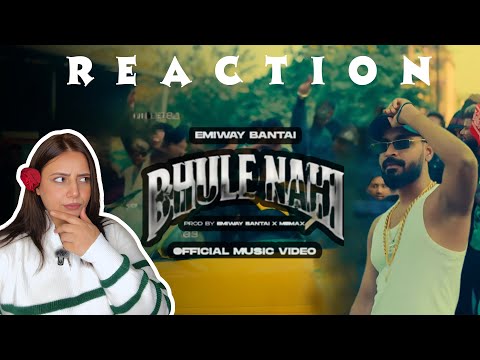 PAKISTANI 🇵🇰 REACTS TO | EMIWAY BANTAI - BHULE NAHI | OFFICIALMUSIC VIDEO