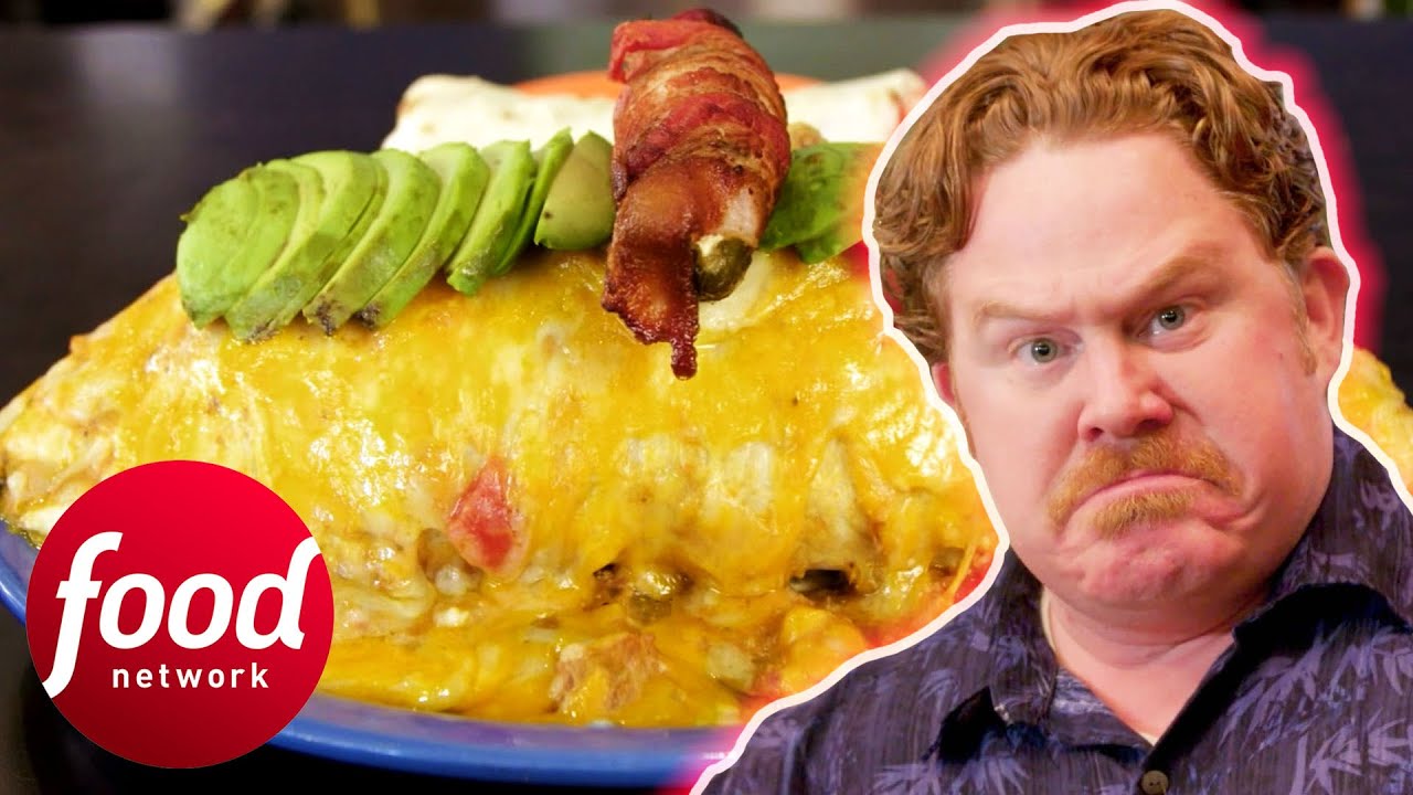 Will Casey Beat This Undefeated 4LB Burrito? | Man V Food