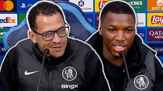 Persconferentie van Liam Rosenior en Moises Caicedo voorafgaand aan de wedstrijd | Napoli tegen C...