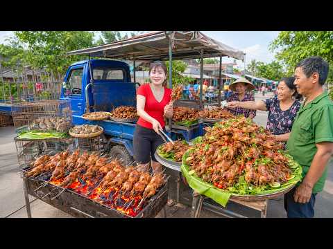 Harvesting All the Quail from the Farm | Cooking and Selling to Villagers at the Countryside Market