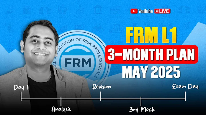 [Live] How to Prepare for FRM Level 1 May 2025 in 3 Months – Expert Tips & Strategy