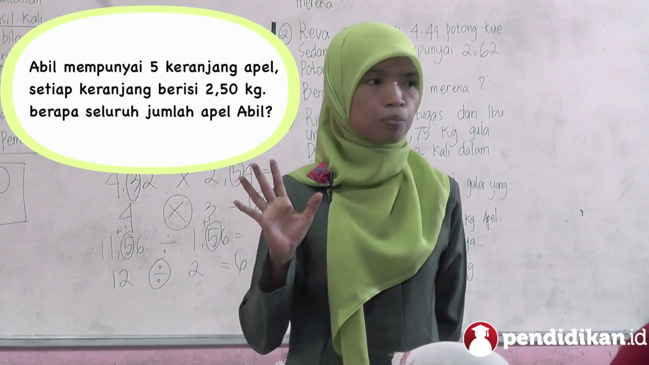 Kelas 4 Matematika Penaksiran Bilangan Desimal Dalam Soal