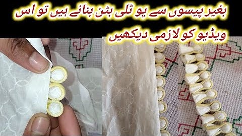 Potli buttons making Smart trick diy/Super Best Amazing Tricks/potli button making /