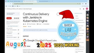 [2025] Continuous Delivery with Jenkins in Kubernetes Engine| #qwiklabs | #GSP051