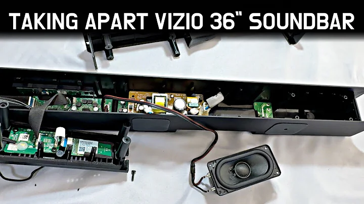 Vizio V21-H8 Soundbar Teardown & Disassembly