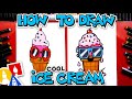 How To Draw Cool Ice Cream Cone