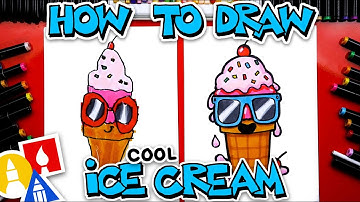 How To Draw Cool Ice Cream Cone