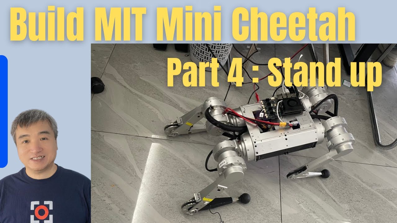 Mini Chetta Driver Open-Source MIT Mini Cheetah Build – Assembly & First Stand-Up - YouTube