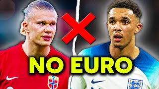 10 Footballers Who Won't Play In EURO 2024