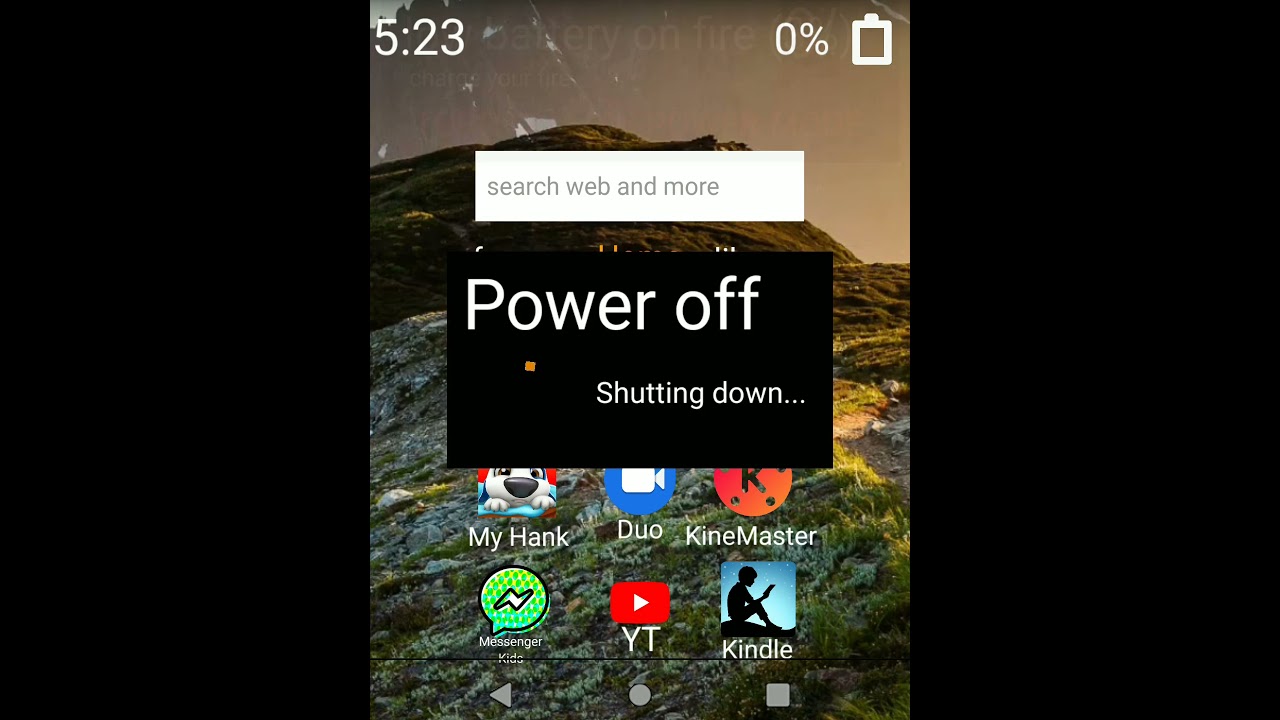 Amazon fire 7 (9th Generation) - Battery low/empty! bekijken op YouTube Amazon fire 7 (9th Generation) - Battery low/empty! bekijken op YouTube