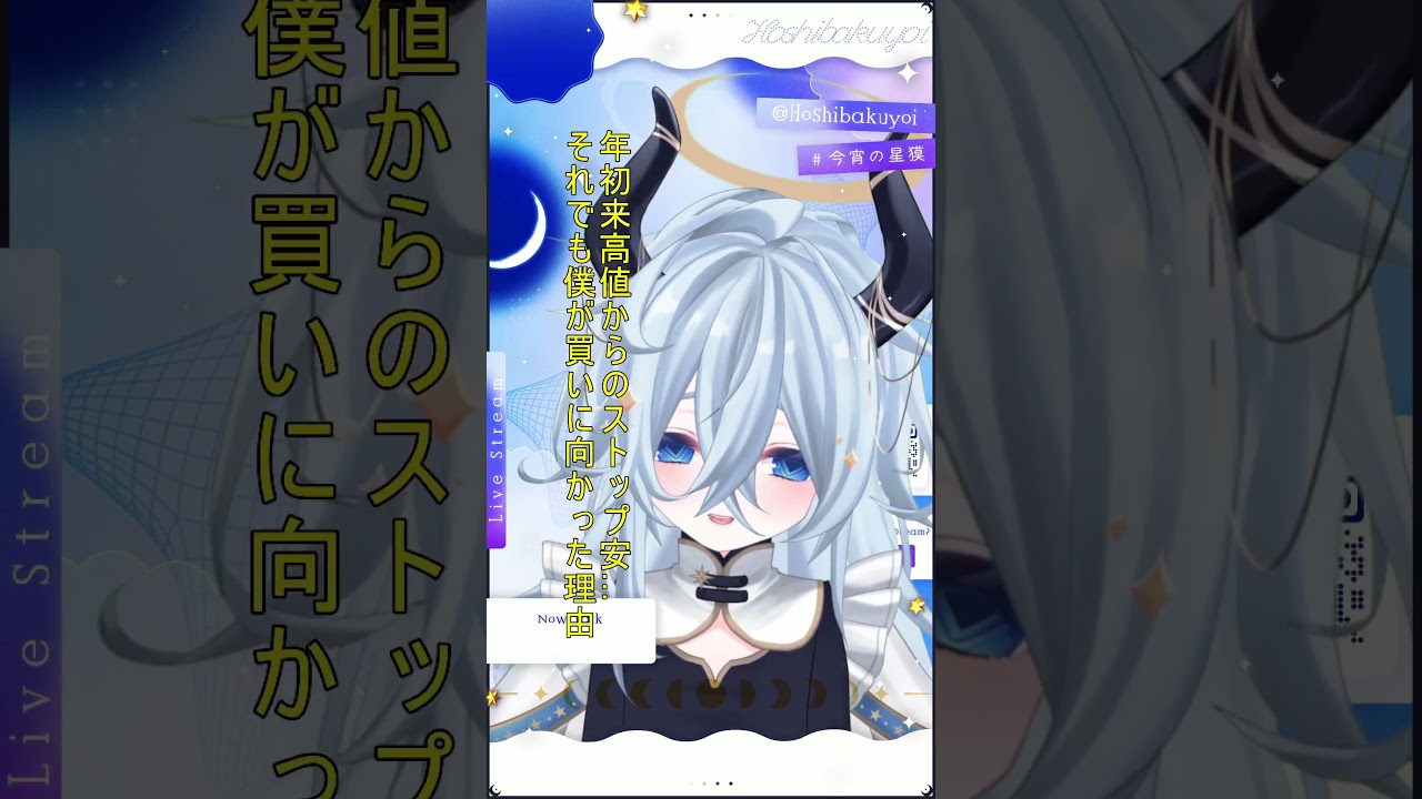 年初来高値からのストップ安…それでも僕が買いに向かった理由 　#新人Vtuber#Vtuber #株クラ#自動運転