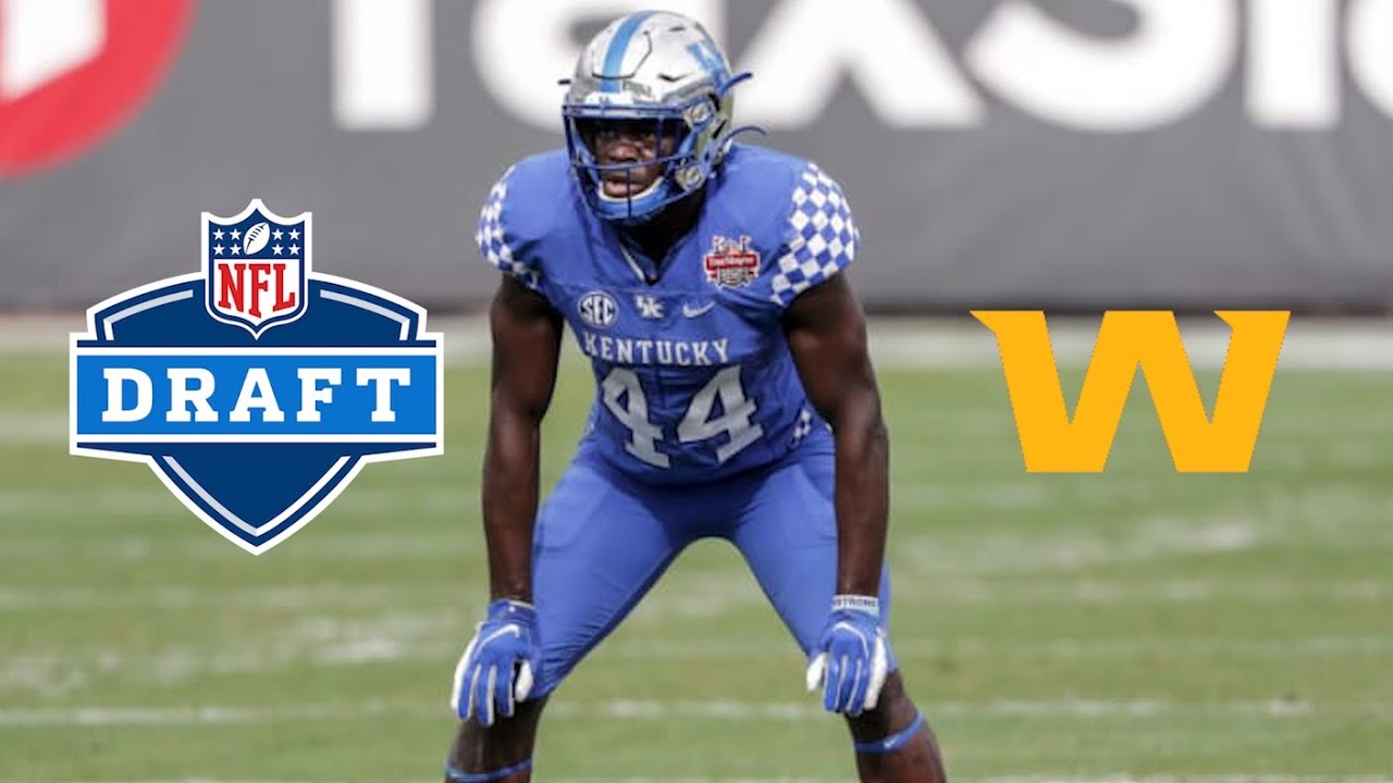 2021 NFL Draft-Washington selects Kentucky LB Jamin Davis in the 1st Round
