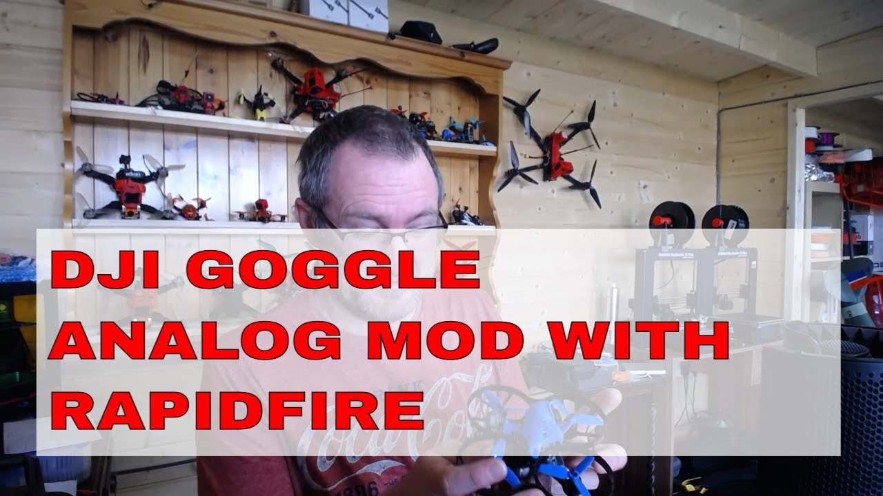 DJI GOGGLES | ANALOG MOD USING IFLIGHTS FACE PLATE & RAPIDFIRE