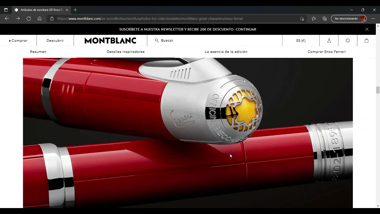MONTBLANC ENZO FERRARI LIMITED EDITION
