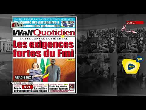 Yenekay yi ak Malick THIANDOUM - Infos matin du 07 octobre 2026
