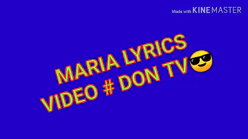 MARIA CITIZEN TV LYRICAL VIDEO, SUBSCRIBE FOR MORE UPDATES