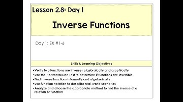 2.8-A Inverse Functies Video