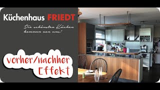 Vorhernachher Küche Küchenhaus Friedt