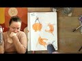 Sketch Session Day #231 | Pumpkins & Gourds + Penguin