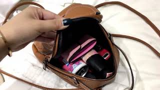 mini backpack for women small leather backpack black mini backpack faux leather bag vegan mini bag