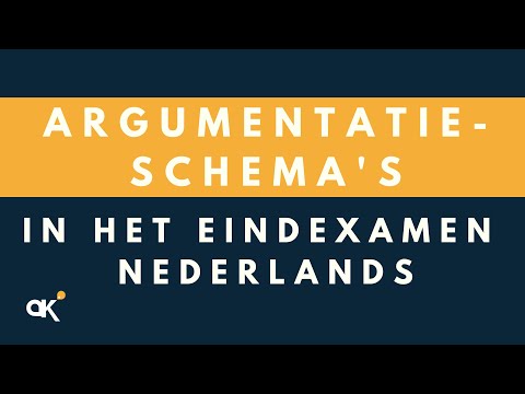 Argumentatieschema'S In Het Eindexamen Nederlands - Youtube
