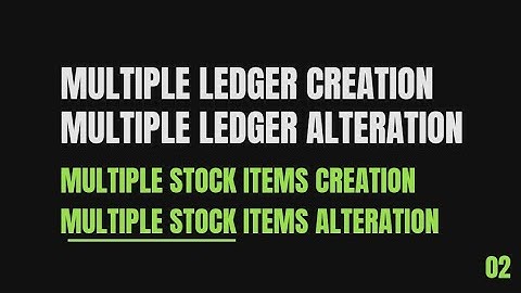 Computerized Accounting II Important For 5th Semester II Tally Prime Full Course In Odia l l Part -2