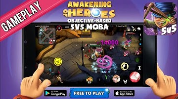 Awakening of Heroes: MOBA 5v5 Gameplay Android & IOS
