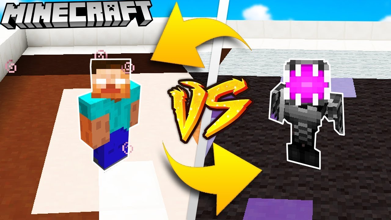 HEROBRINE VS ENDER DRAGON MINECRAFT Vito VS Bella