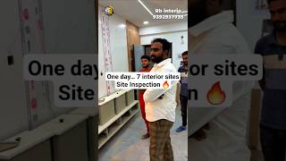 7 Interior Site Visits in One Day | Real Interior Execution in Hyderabad | RB Interio