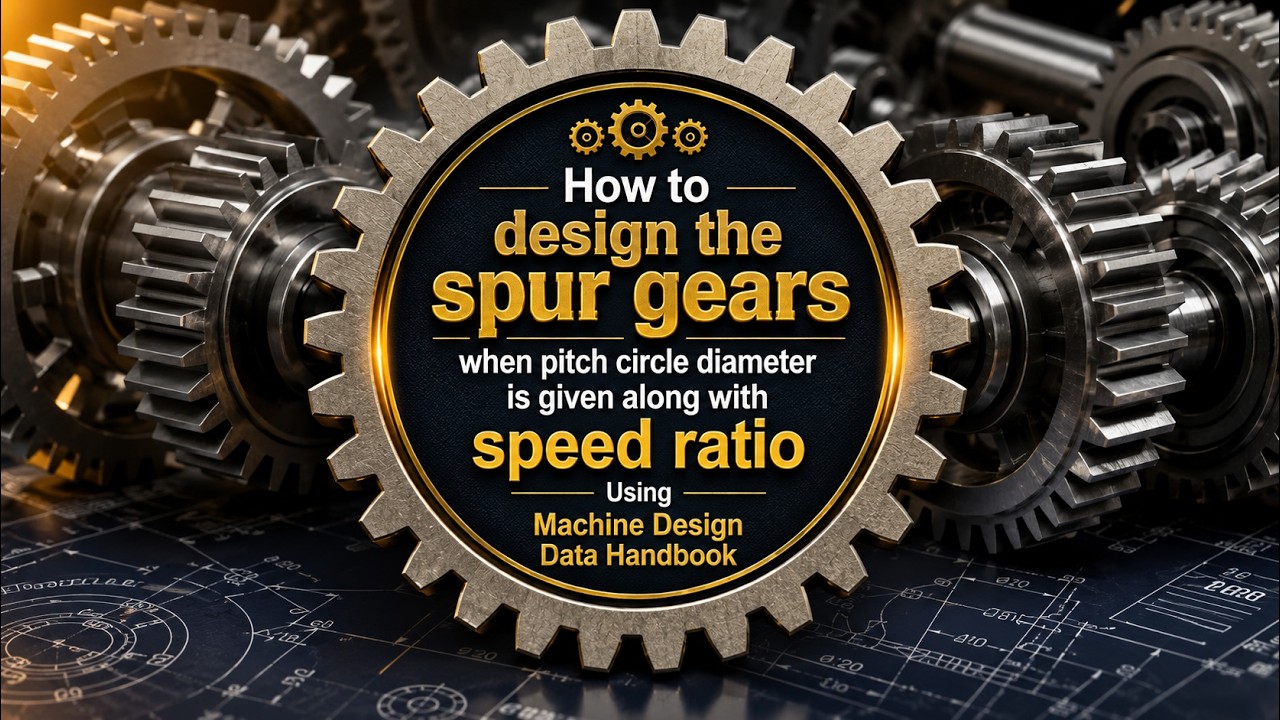Design of Spur gear Part - 1 - YouTube