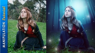 Photoshop Manipulation Tutorial Effects: Magic Forest