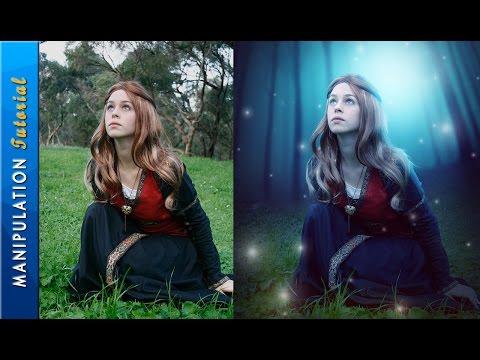 Photoshop Manipulation Tutorial Effects: Magic Forest