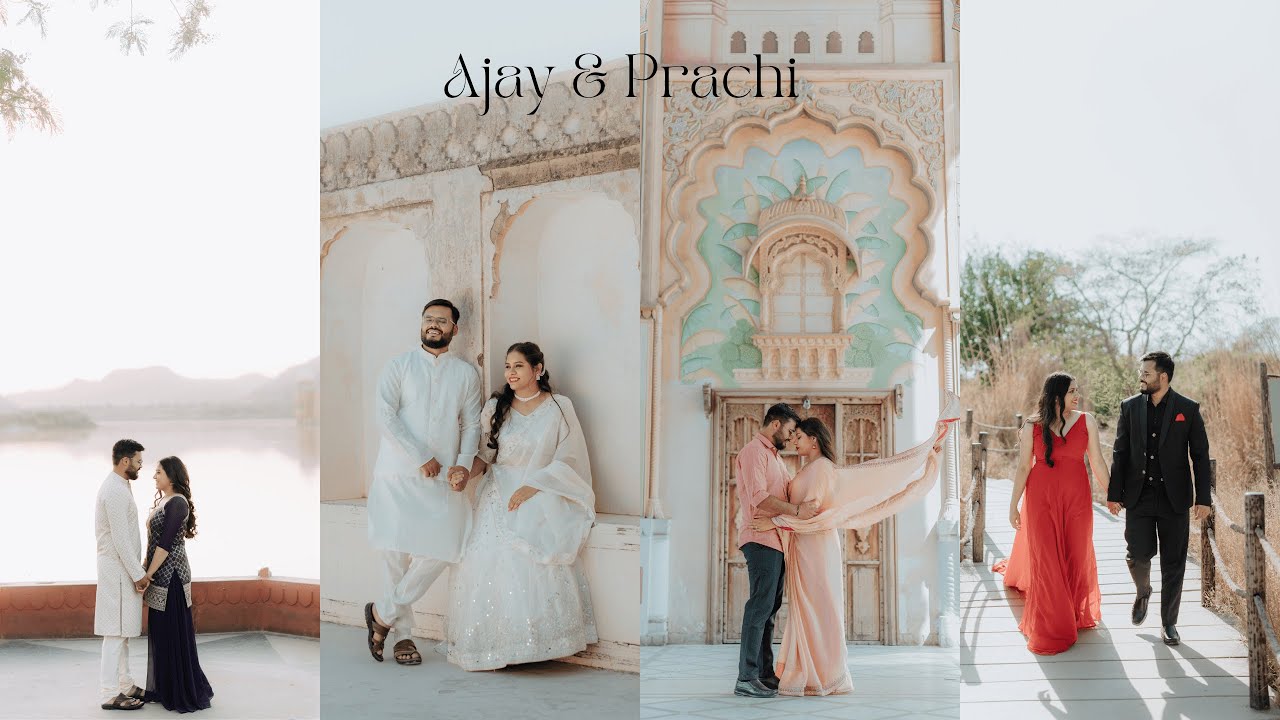 Best Pre Wedding Shoot In Jaipur || The Black Light Photography || Ajay & Prachi ||