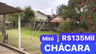CHACRINHA ESCRITURADA COM CASA BOA EM IBAITI-PR R$135MIL
