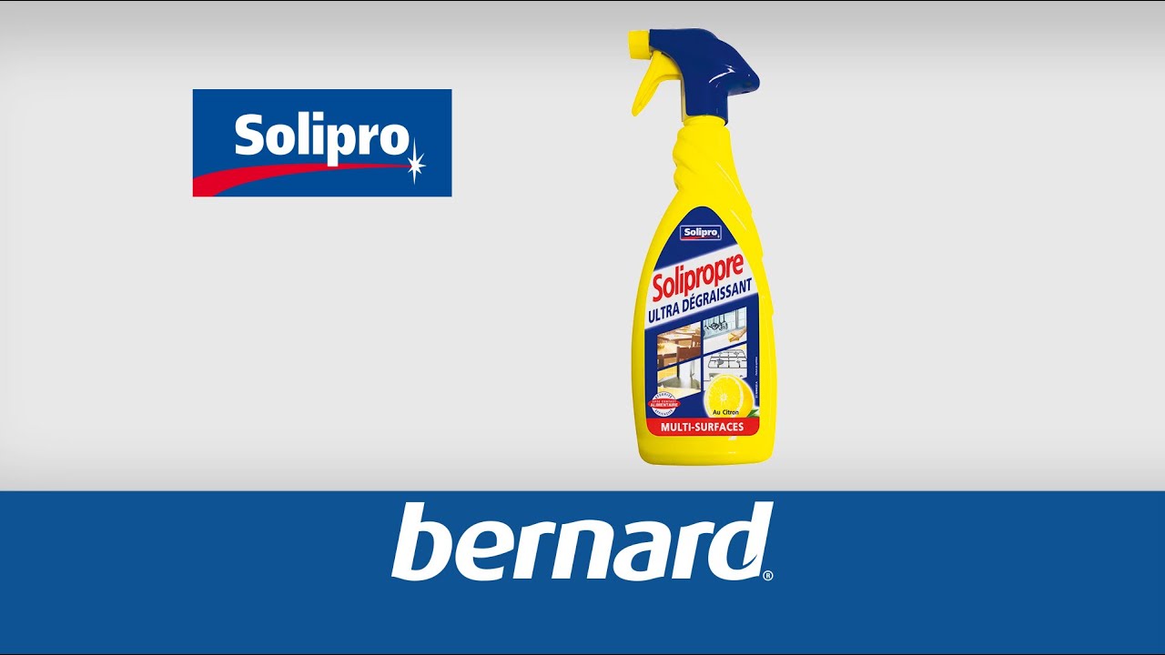 Dégraissant Ultra Puissant SOLIPROPRE 650ml - Parfum Orange - Pour Cuisine Et Surfaces Grasses - Neuf