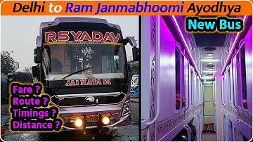 Delhi to Ayodhya Bus Service || R S Yadav Travels || #ayodhya #india #rammandir #ramjanmabhoomi