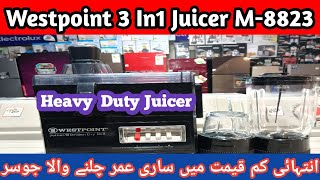 Westpoint 3 In 1 Juicer Model No -8823