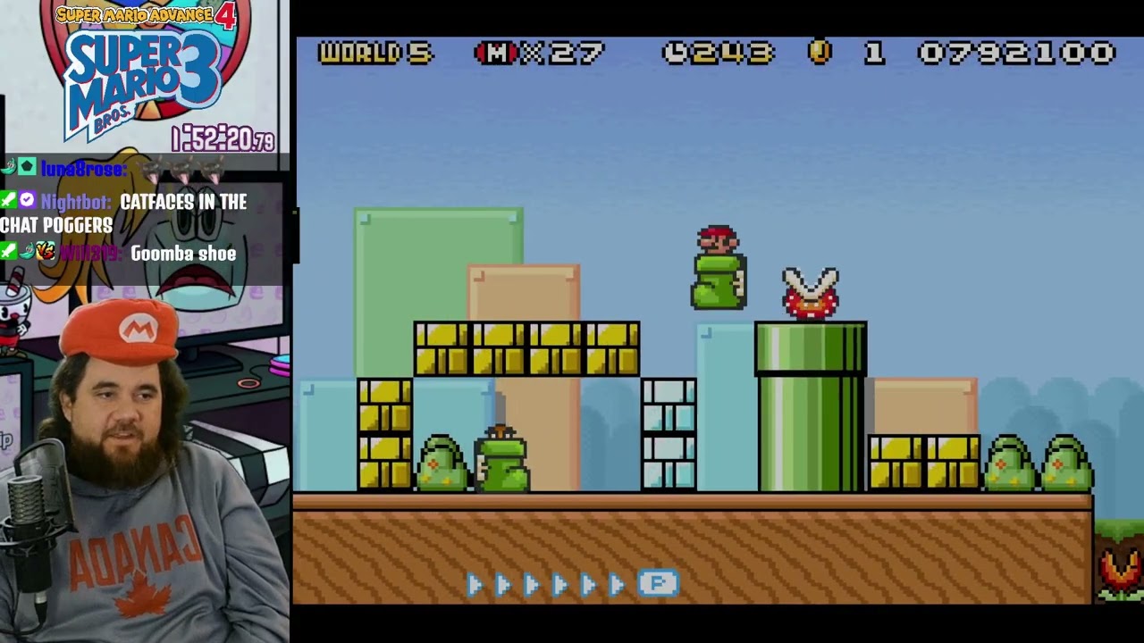 SUPER MARIO ADVANCE 4: SUPER MARIO BROS 3 (GBA 2003) 100% + E
