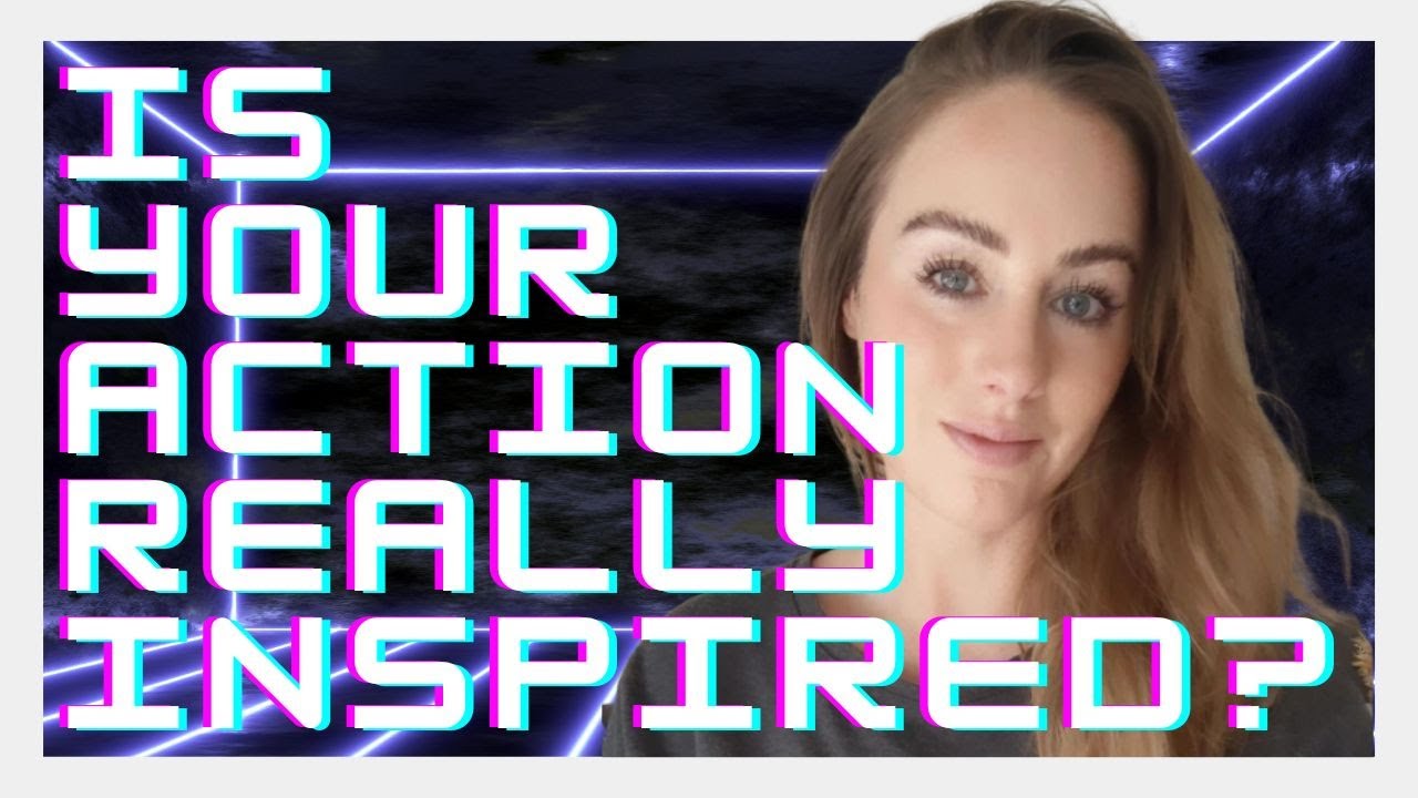 'INSPIRED' Action Vs. 'FORCED' Action in manifestation | 3 ways to self check-in...