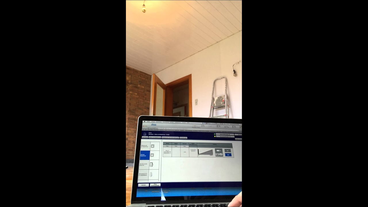 Dimmaktor mit Homematic CCU2 Oberfläche gesteuert