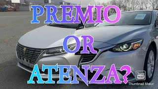 2017 Toyota Premio VS 2017 Mazda Atenza Comparison Review