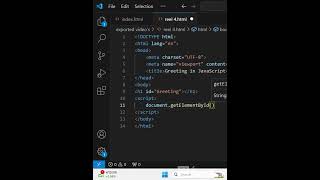 How to Greet using Javascript  #coding