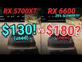 Are USED GPUs a Stupid Idea?  -  used RX 5700XT vs new RX 6600 &amp; a750!