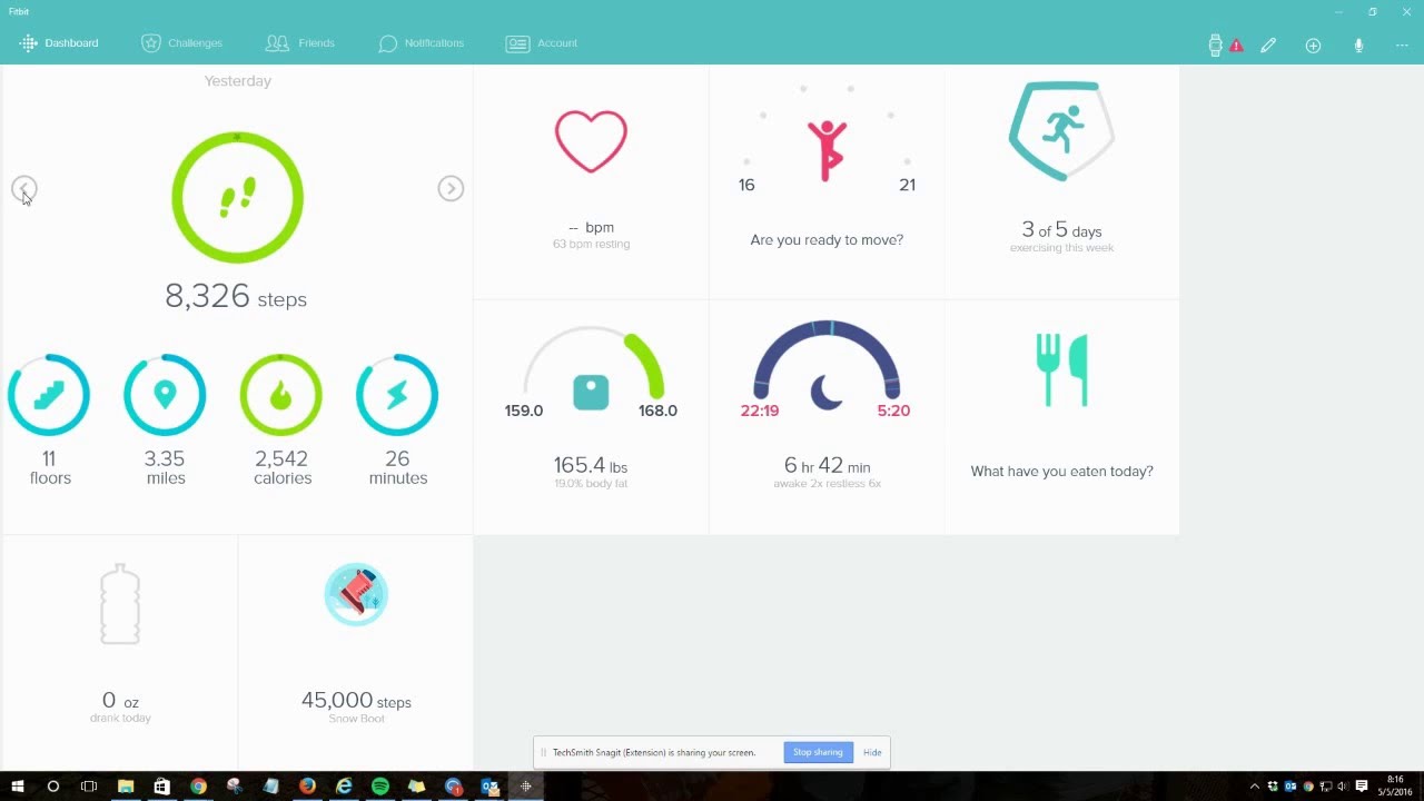 dashboard fitbit login