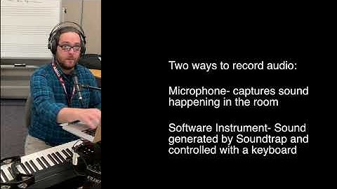 Soundtrap Tutorial 2  Recording Audio and Software Instruments