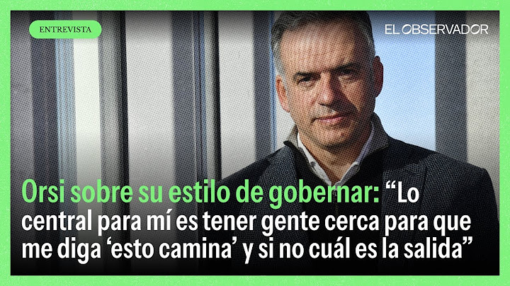 Yamandú Orsi: "Si alguien pensaba que iba a entrar con tres o cuatro leyes, que sigan esperando"