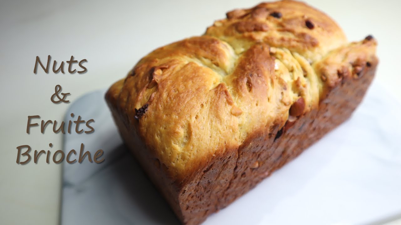 Irresistible Mixed Nuts and Dried Fruits Brioche Loaf Recipe YouTube